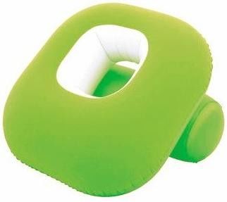 Green Durable Inflatable Sofa Chair , Inflatable Captains Chair For Kids
