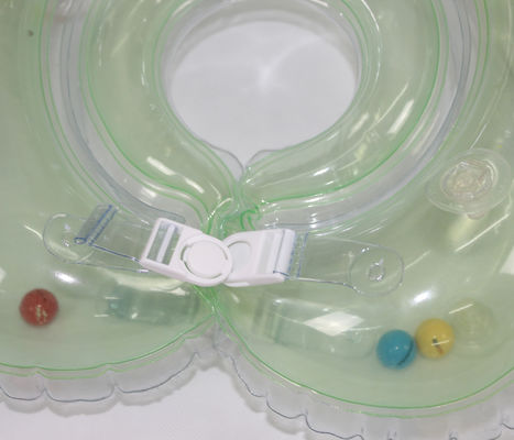 Clear PVC Inflatable Swimming Rings , M Size Baby Bath Float