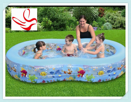 Large Cute Inflatable Swimming Pools 100 Gallons For 2 - 4 Children
