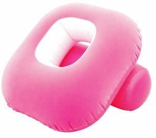 Portable Orange Inflatable Sofa Chair Flacked For Beach