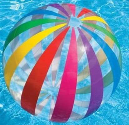 Cute Custom 80cm Inflatable Beach Balls With Eco-Friendly Pvc For Kids