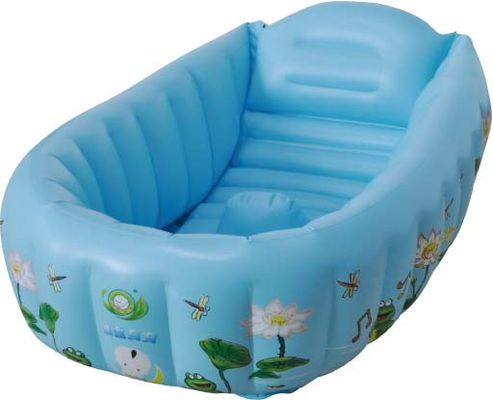 0.25mm PVC Inflatable Swimming Pools , Plastic Infant Baby Bathtub