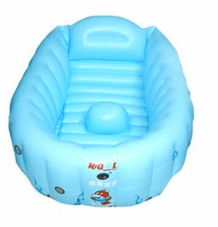 0.25mm PVC Inflatable Swimming Pools , Plastic Infant Baby Bathtub