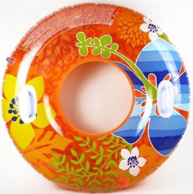 Kids Inflatable Swimming Rings , Plastic Air Water Life Ring