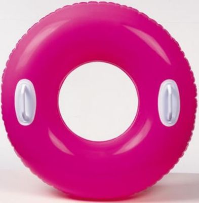 Custom Printed Baby Inflatable Swim Rings PVC For Beach Or River