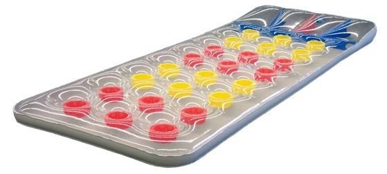 Blow Up Inflatable Air Mattress 0.18mm Pvc For Beach And Pools