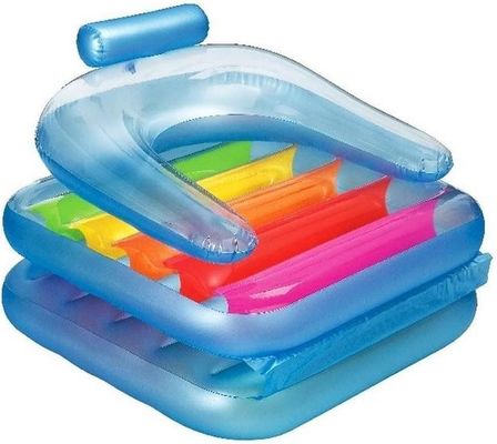 Eco Friendly Inflatable Water Air Mattress 0.25mm PVC For Amusement Park