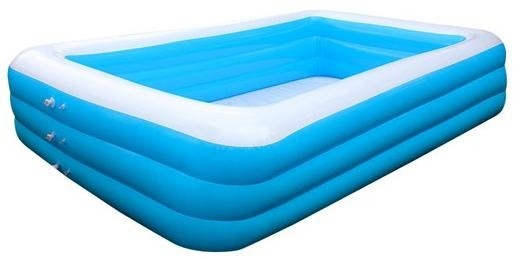 Прямоугольник плавательных бассеинов Pvc круга Durable 3 раздувной для парка атракционов