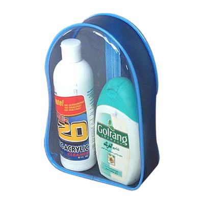 Прозрачные ясные мешки для косметический упаковывать, мешок PVC Toiletry перемещения